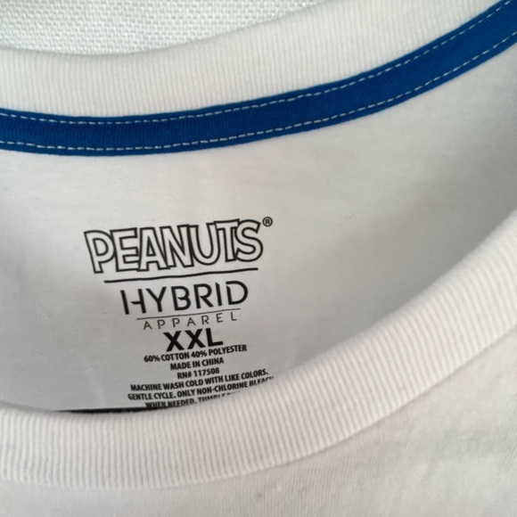 Snoopy American Flag White T-Shirt - Picture 6 of 12